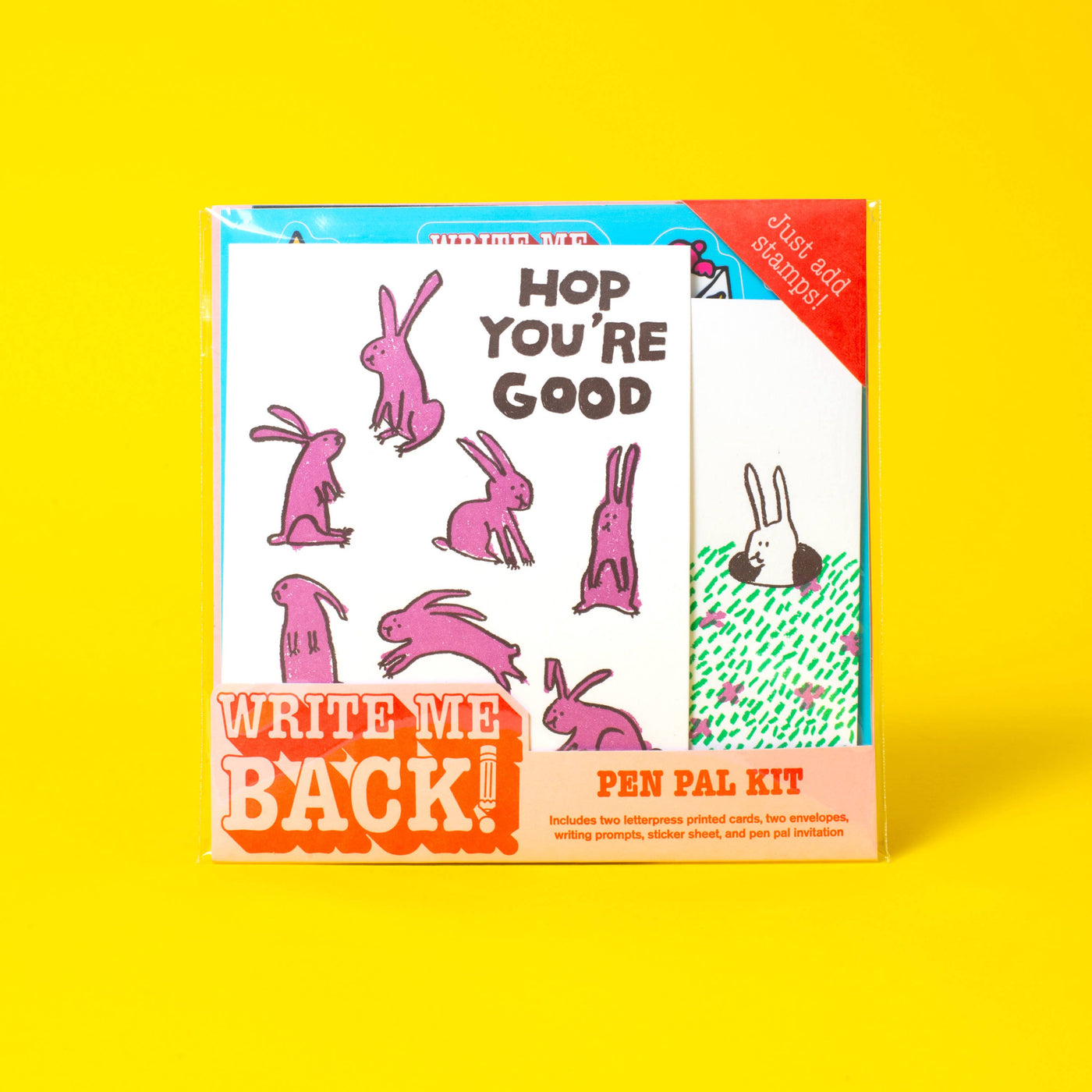 Hope You're Good Bunnies Write Me Back Pen Pal Kit