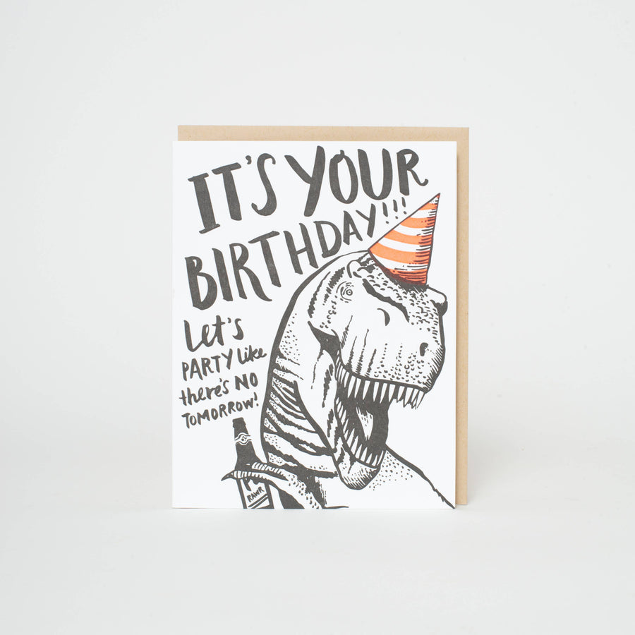 T-Rex Birthday Card by Hello! Lucky
