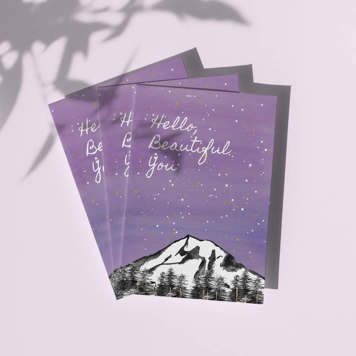 Hello Beautiful You Greeting Card