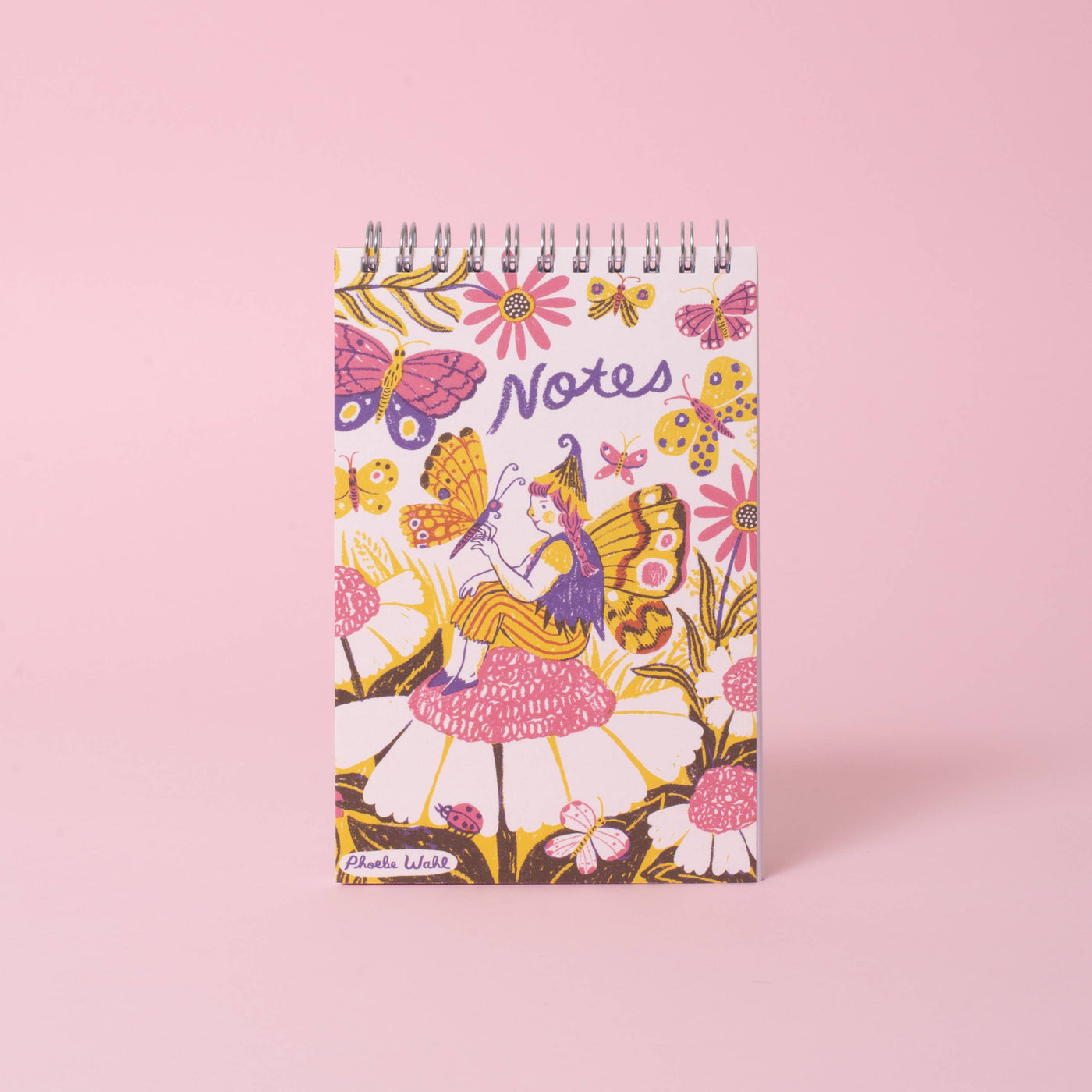 Fairy Garden Spiral Notebook