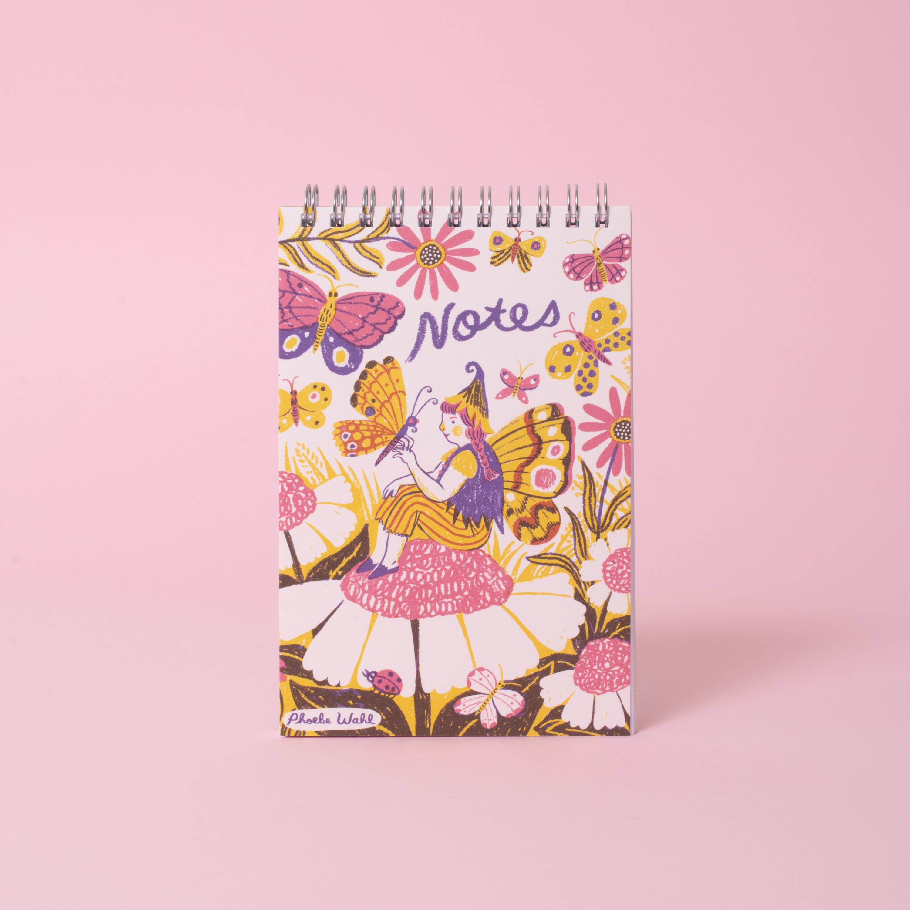 Fairy Garden Spiral Notebook