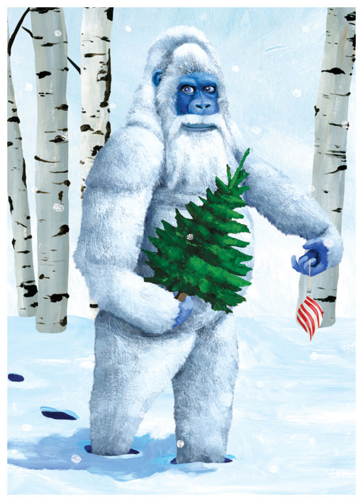 Yeti Holiday Kitchen Towel