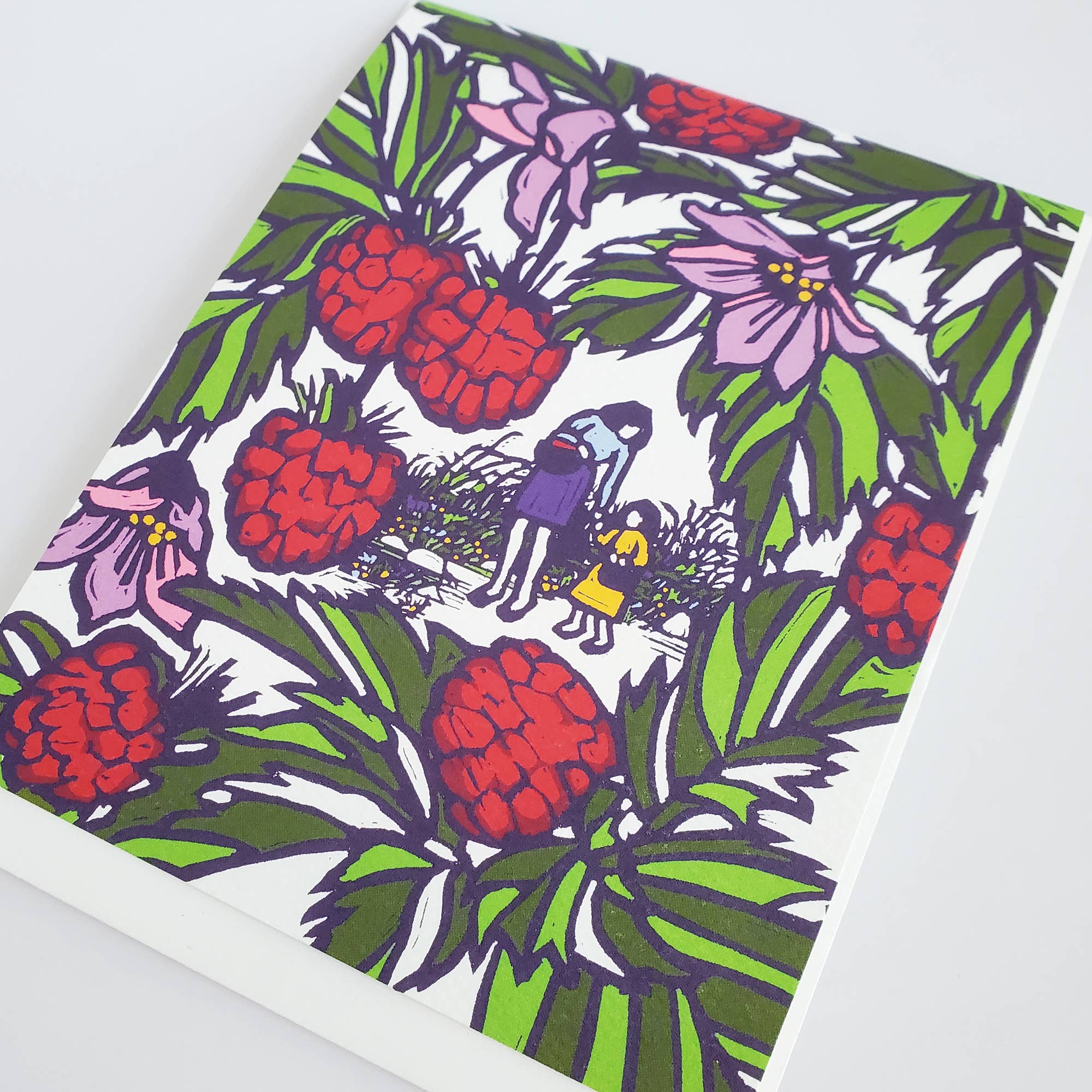 Happy Mother's Day Mama Raspberry, Baby Greeting Card