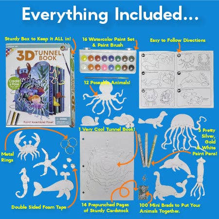 Ocean 3D Tunnel Book (Deluxe Size)