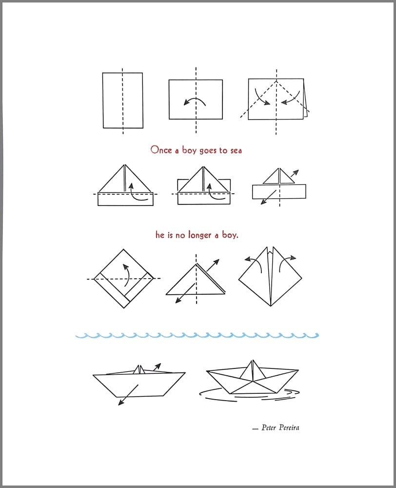 When a Boy Goes to Sea Print by Ellie Matthews