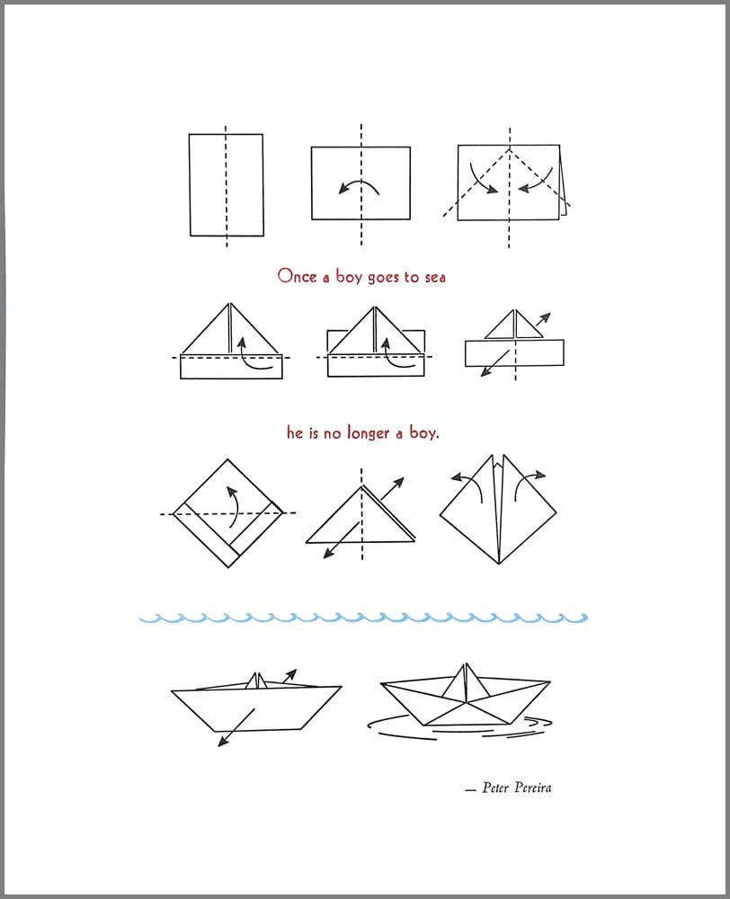 When a Boy Goes to Sea Print by Ellie Mathews