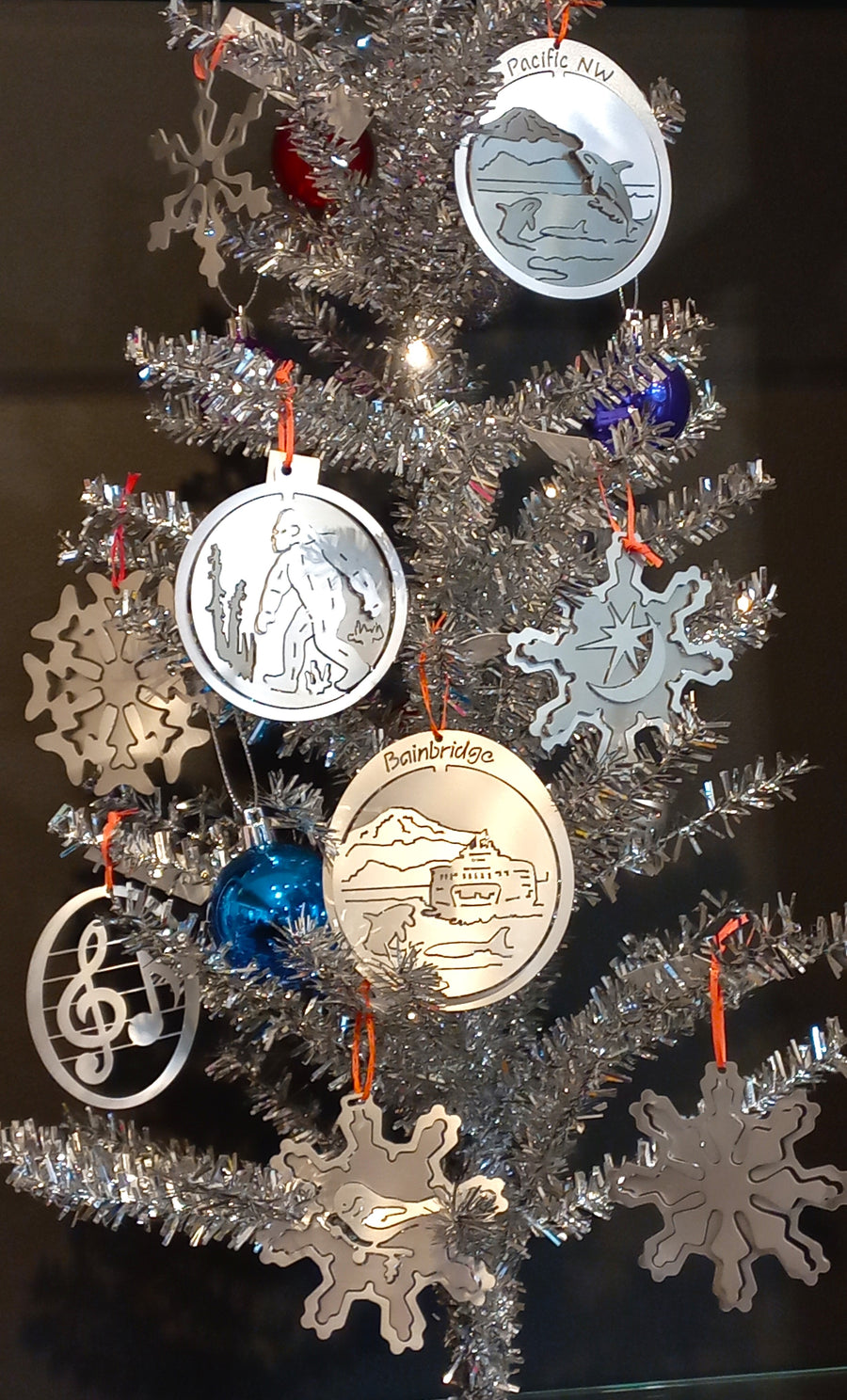PNW Metal Ornaments