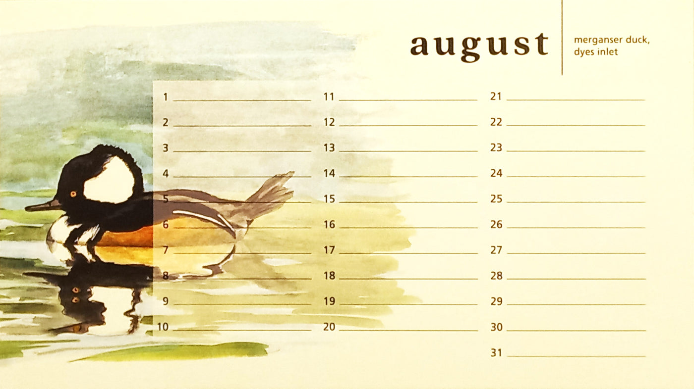 Salish Scenes Perpetual Calendar