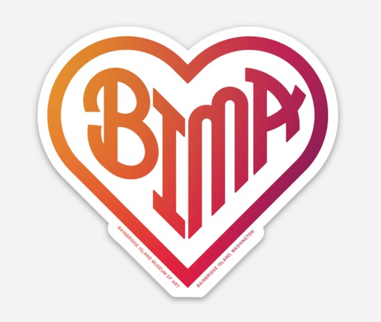 BIMA Heart Sticker