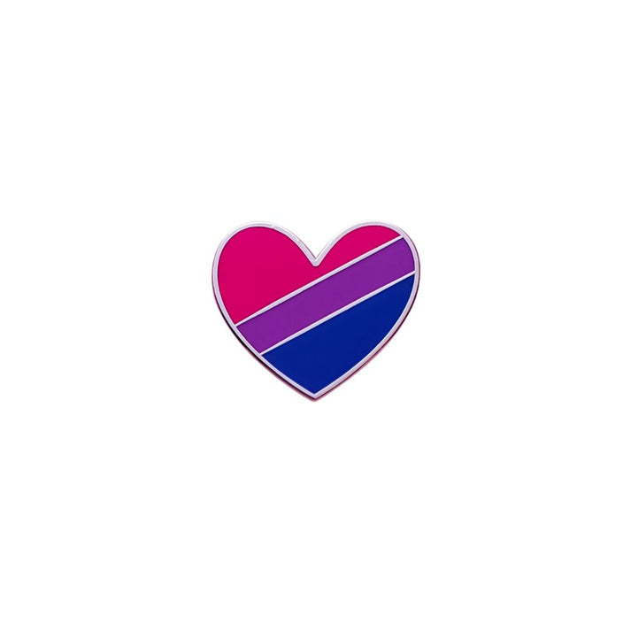 Bi Heart Pin