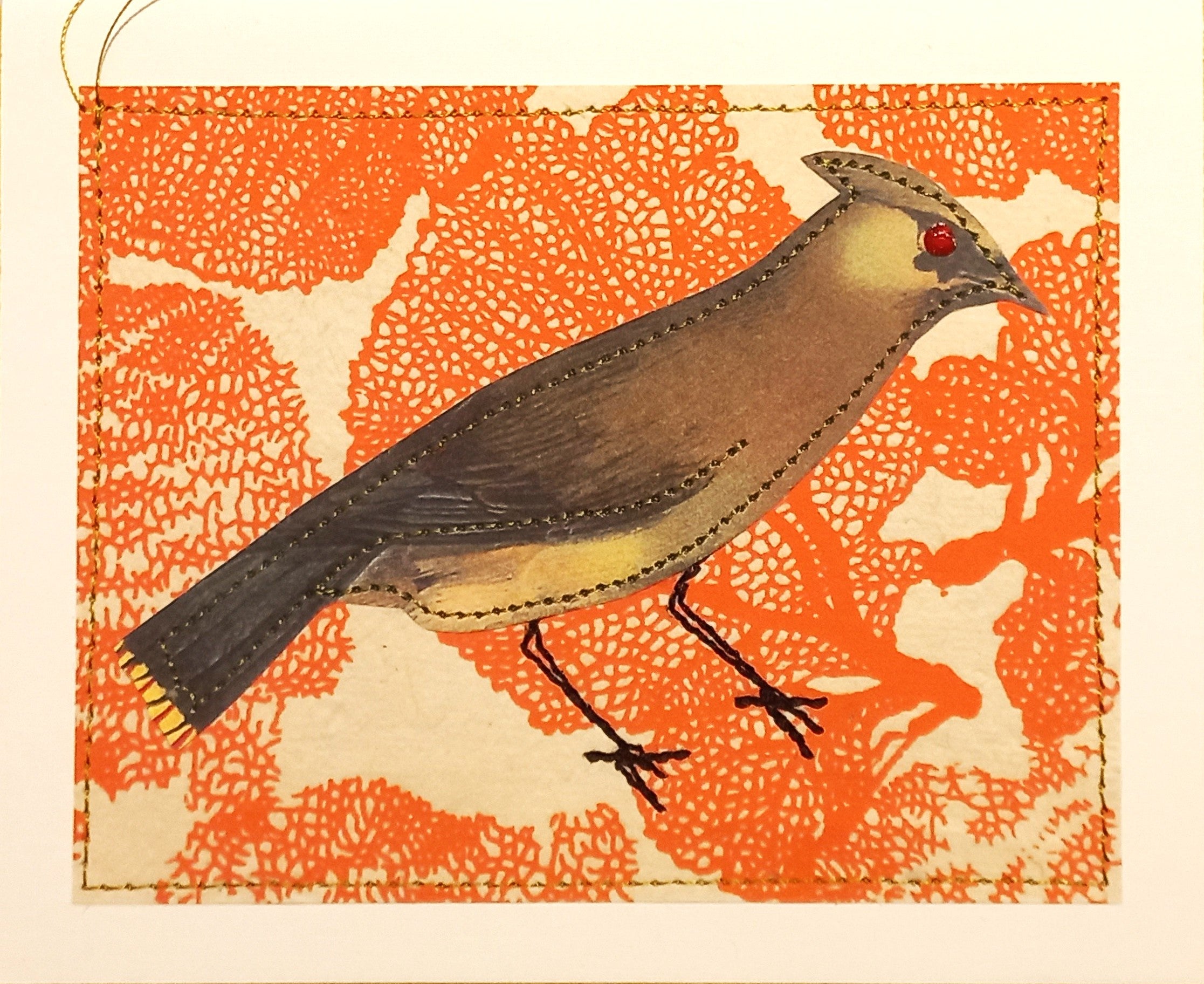 Large Hand Stitched Cards by RedThread Textile