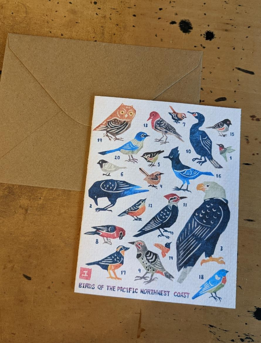 Birds of Western PNW Card