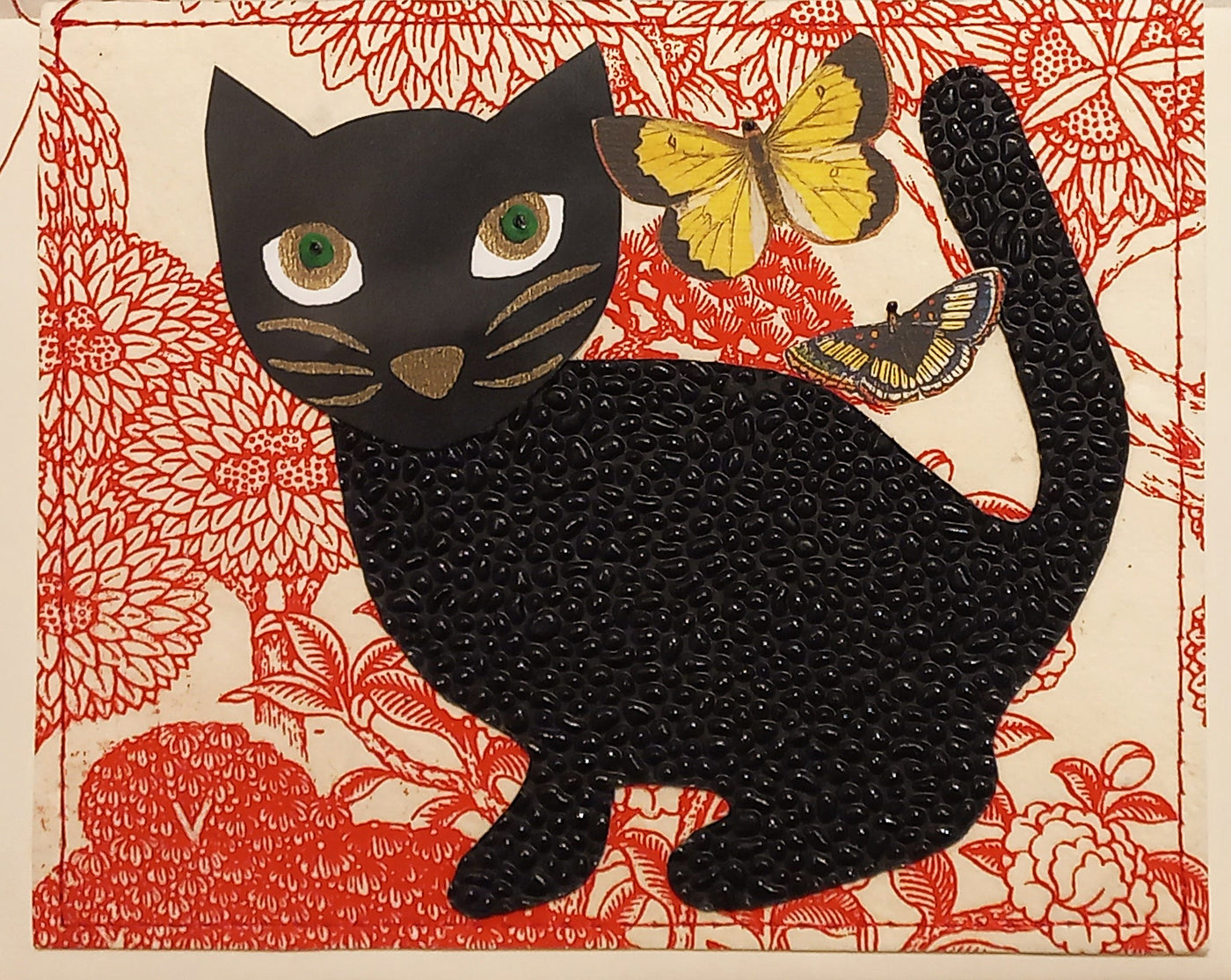 Small Hand Stitched Cards by RedThread Textile