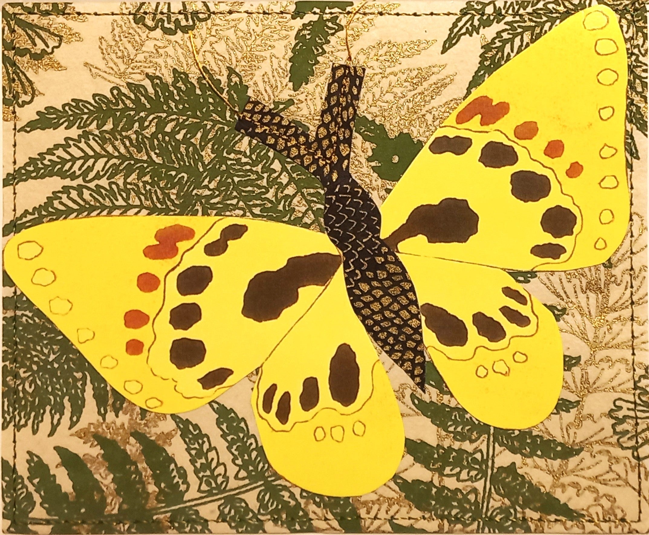 Small Hand Stitched Cards by RedThread Textile