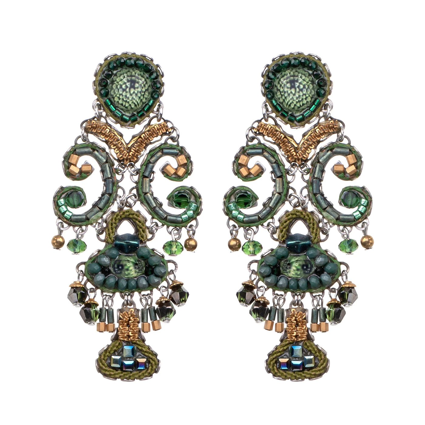 Tully Viridian Mood Earrings by Ayala Bar