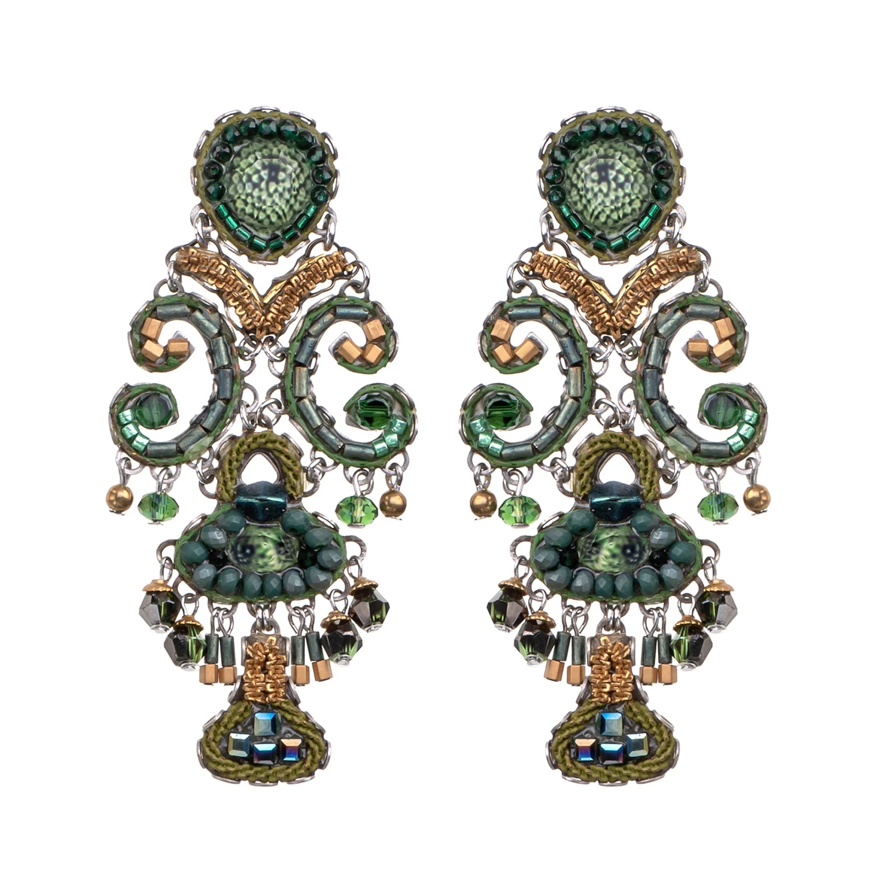 Tully Viridian Mood Earrings by Ayala Bar