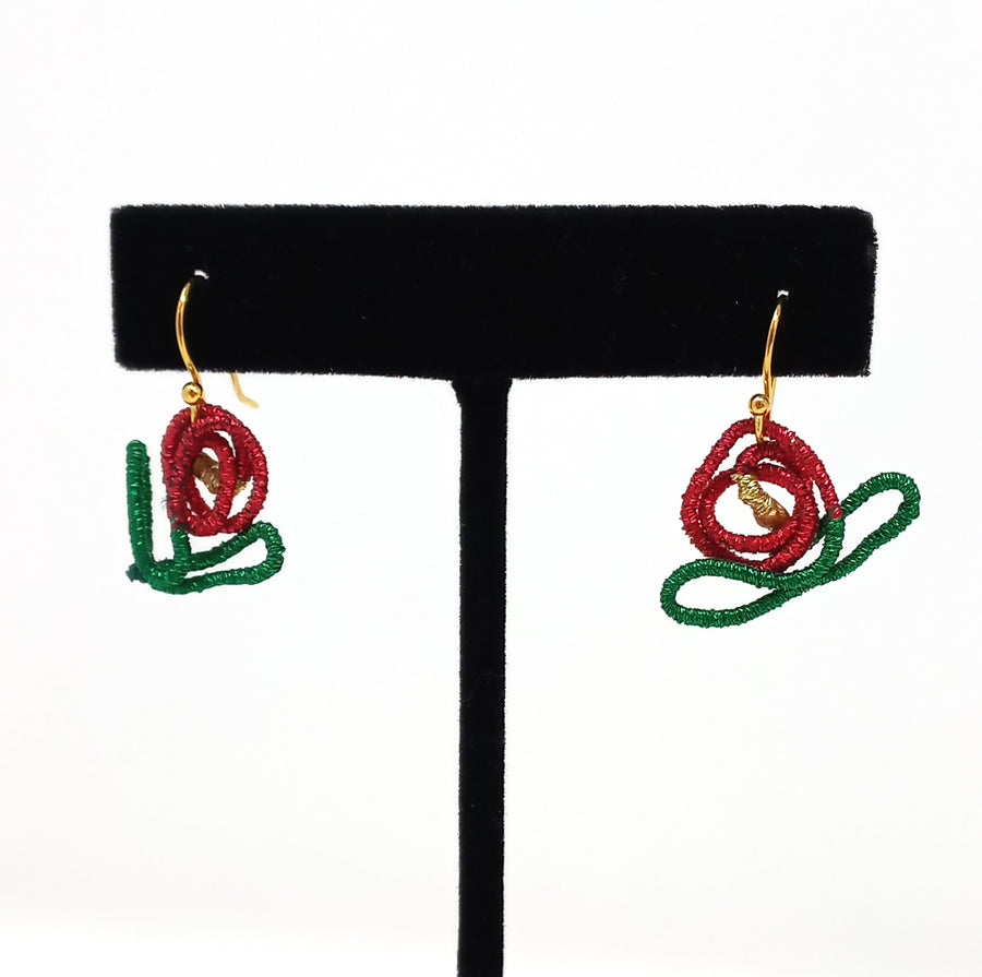 Christmas Dangle Earrings by Bella Kim