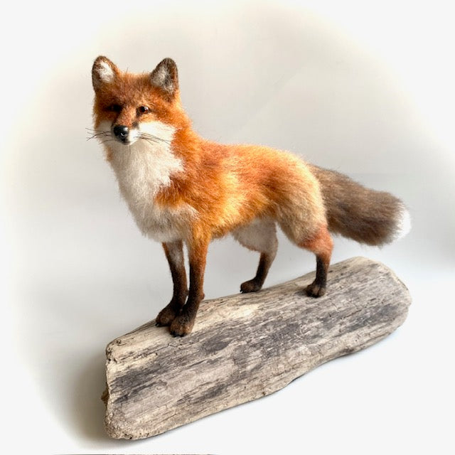 Cinnabar Felted Fox by Jordan Taylor