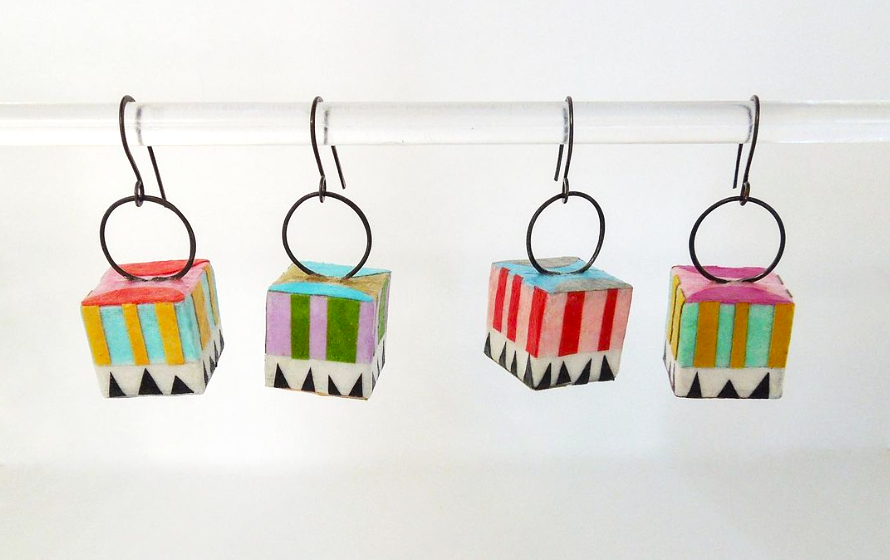 Circus Earrings by Sally Prangley