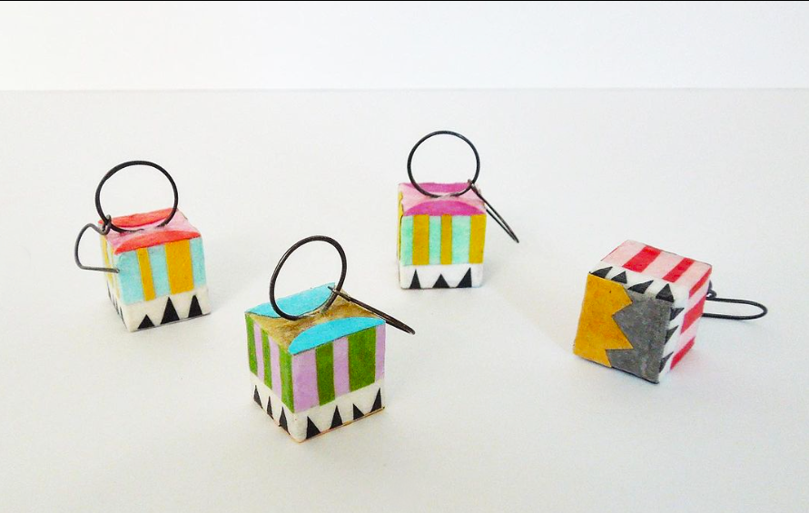 Circus Earrings by Sally Prangley