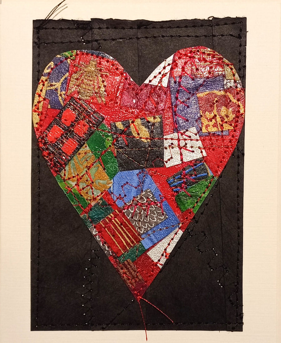 Small Hand Stitched Cards by RedThread Textile