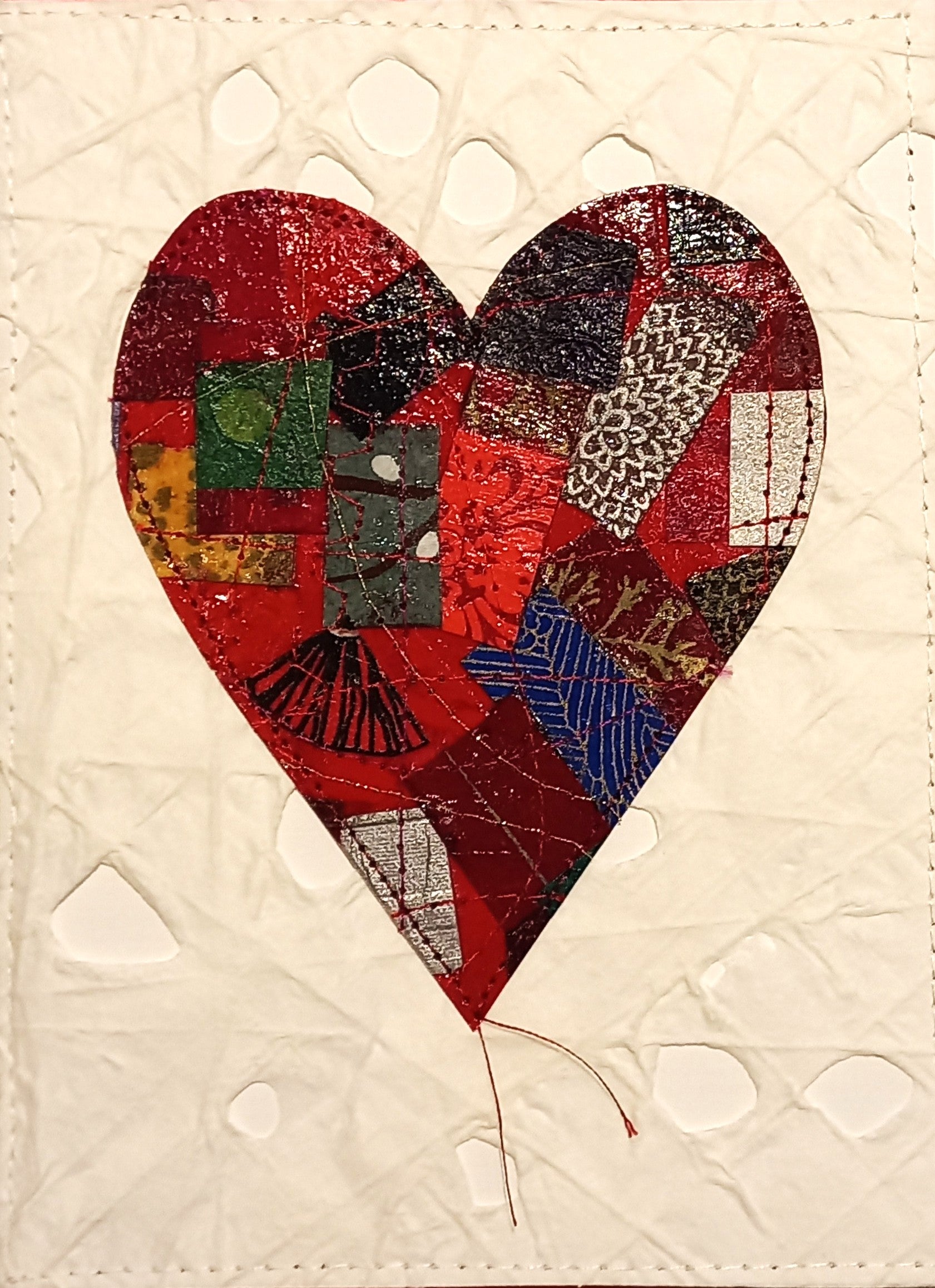 Large Hand Stitched Cards by RedThread Textile