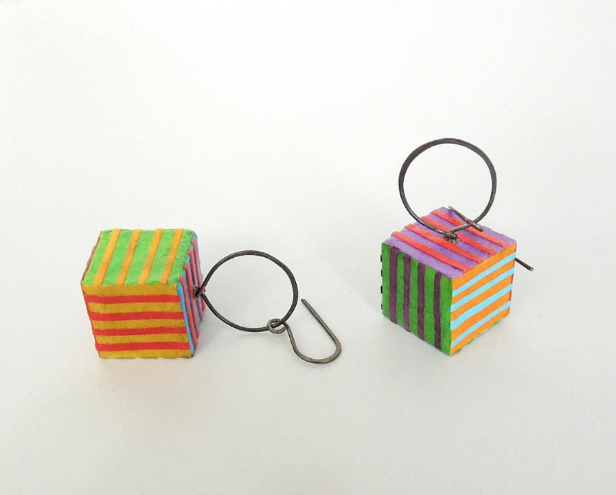 Color Theory Earrings by Sally Prangley