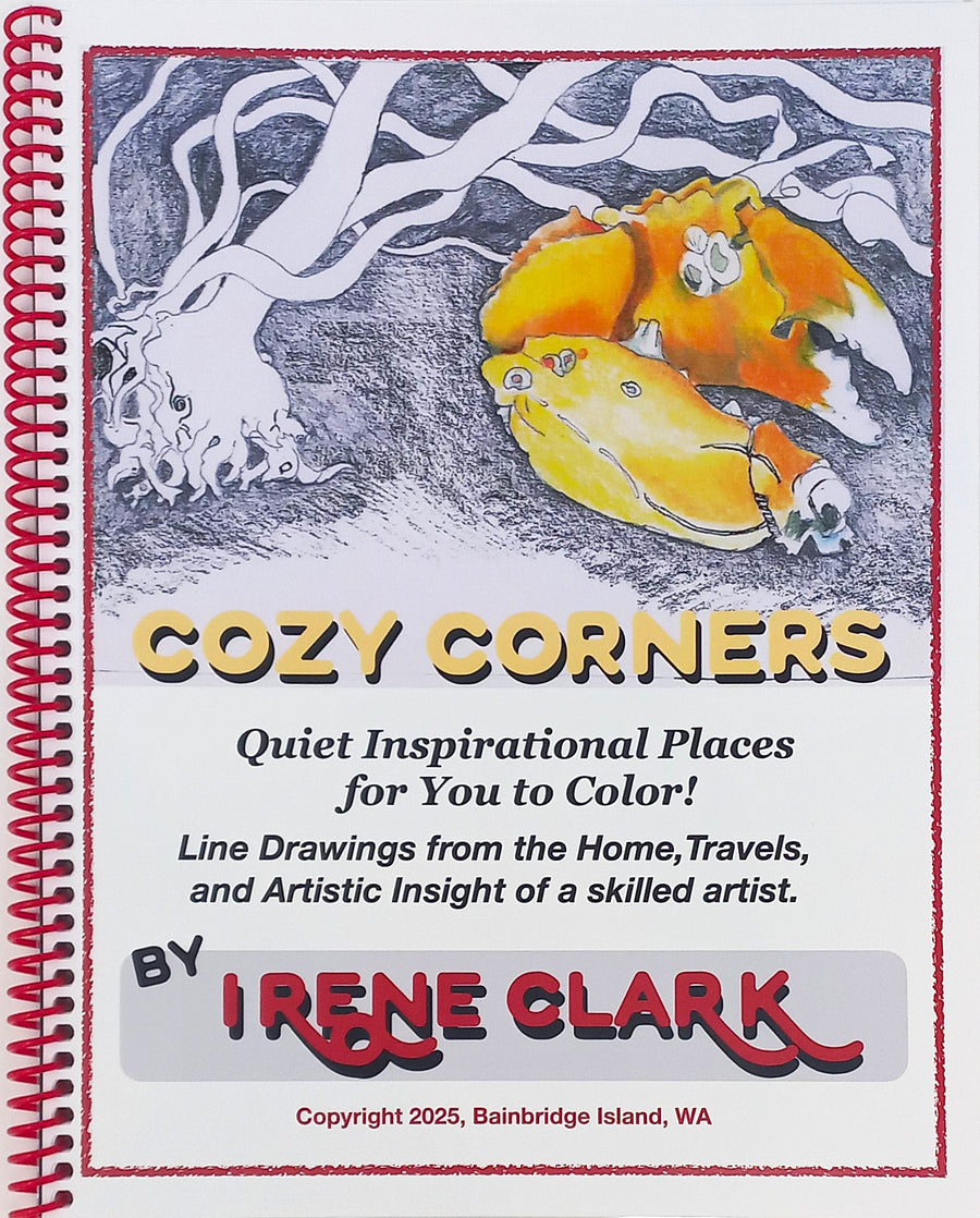 Cozy Corners Coloring Book by Irene Clark