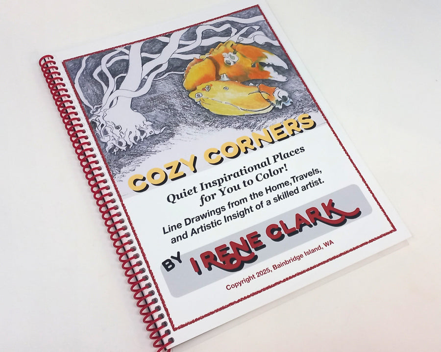 Cozy Corners Coloring Book by Irene Clark