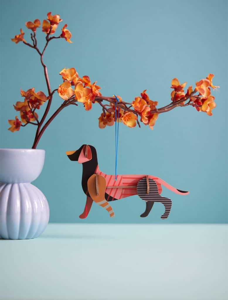 Dachshund 3D Ornament