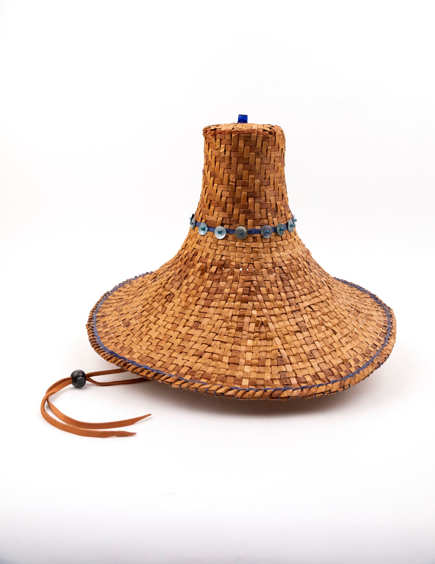 Tall Red Cedar Rain Hat by Barbara Lawrence