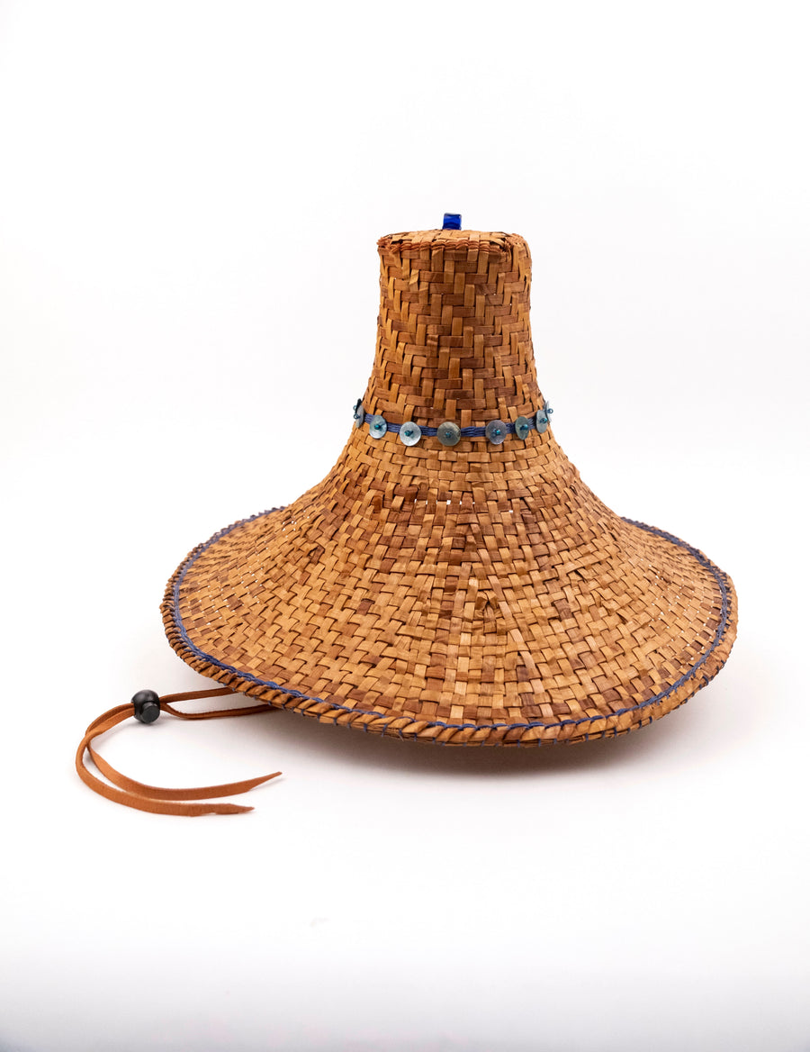 Tall Red Cedar Rain Hat by Barbara Lawrence