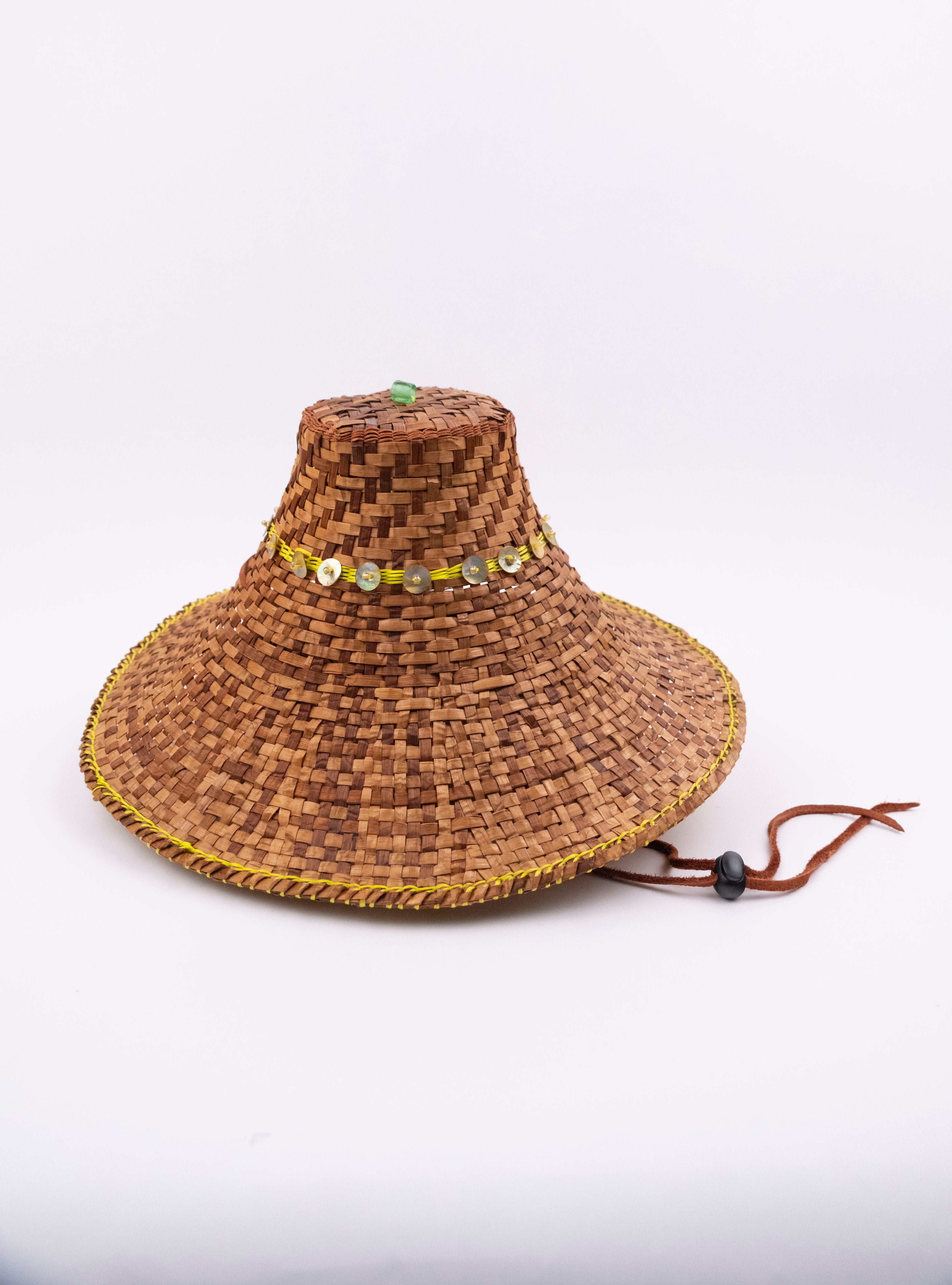 Red Cedar Rain Hat by Barbara Lawrence