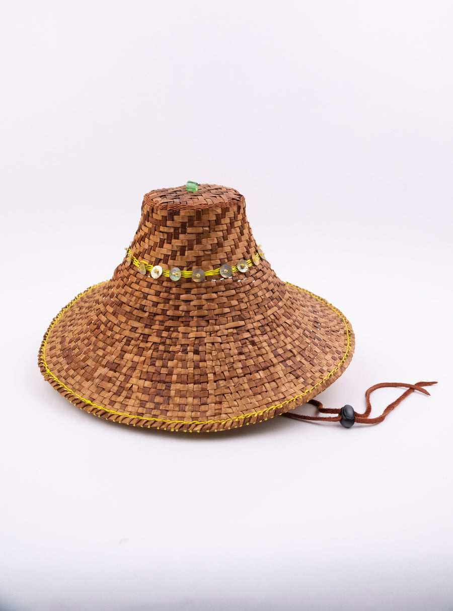 Red Cedar Rain Hat by Barbara Lawrence