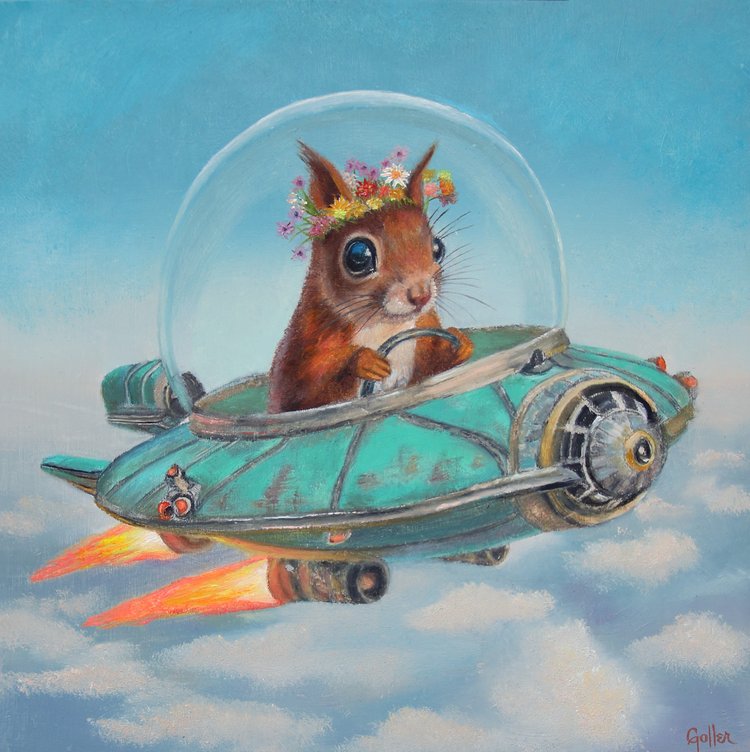 Drifter Print by Carrie Goller 8" x 10"