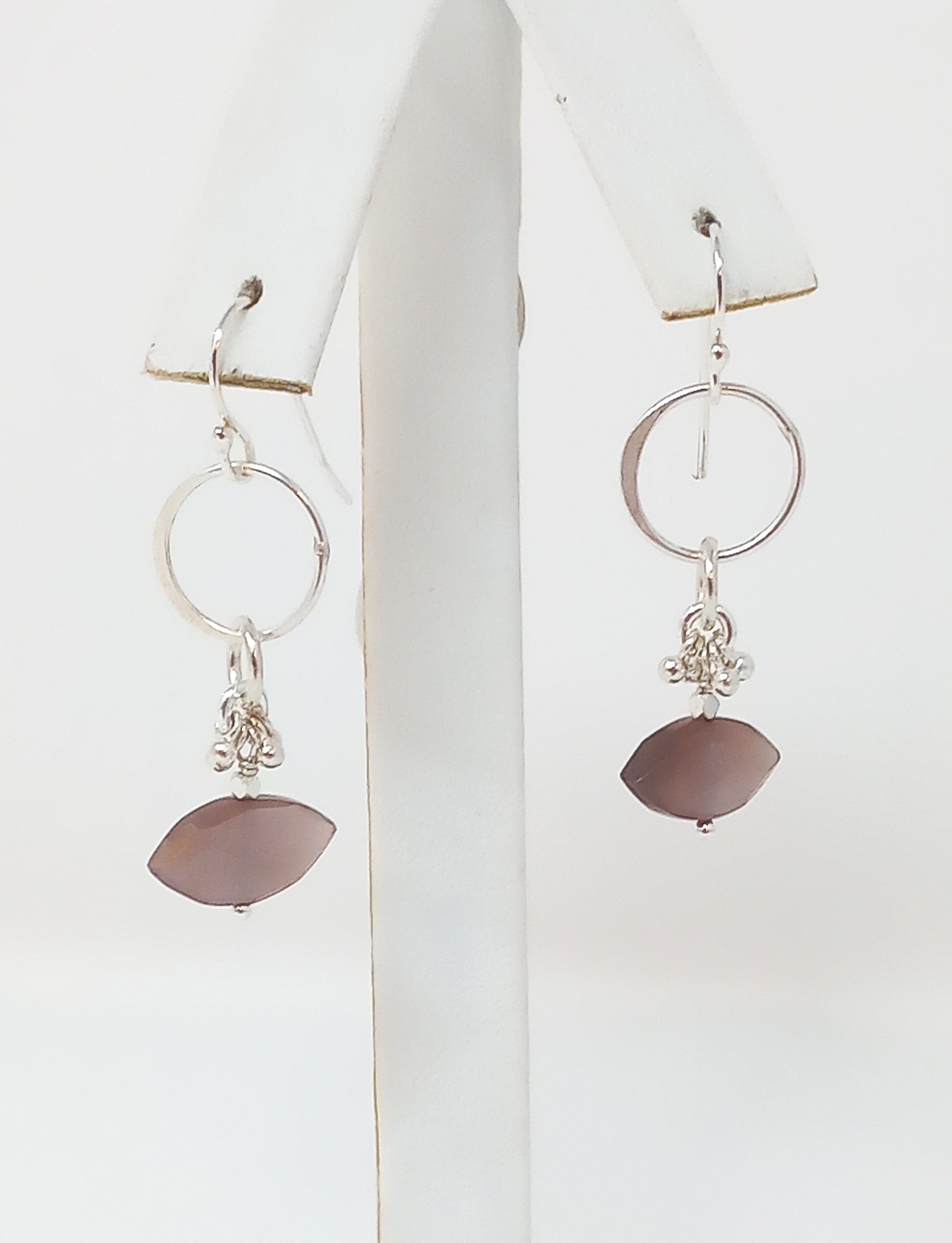 E118 Moonstone Earrings