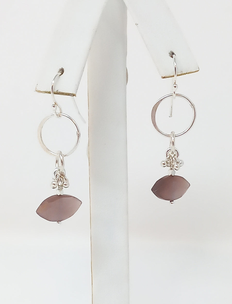 E118 Moonstone Earrings