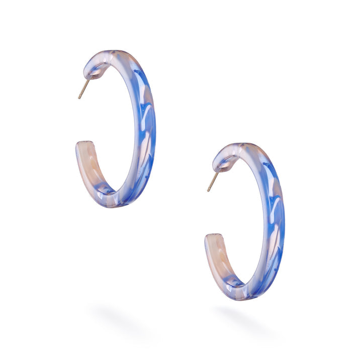 Sm Birdie Hoops - Blue Haze