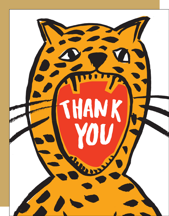 Thank You Roar Card by Egg Press