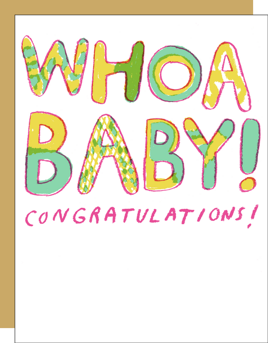 Whoa Baby! Card by Egg Press