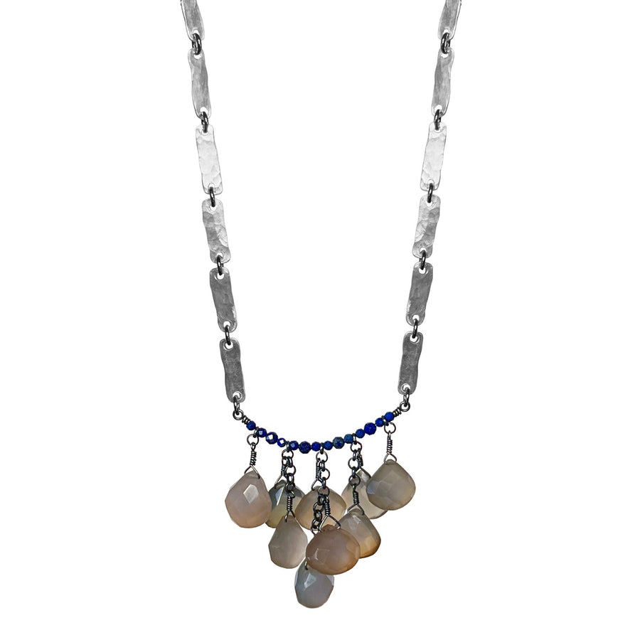 N541 Chalcedony Waterfall Necklace