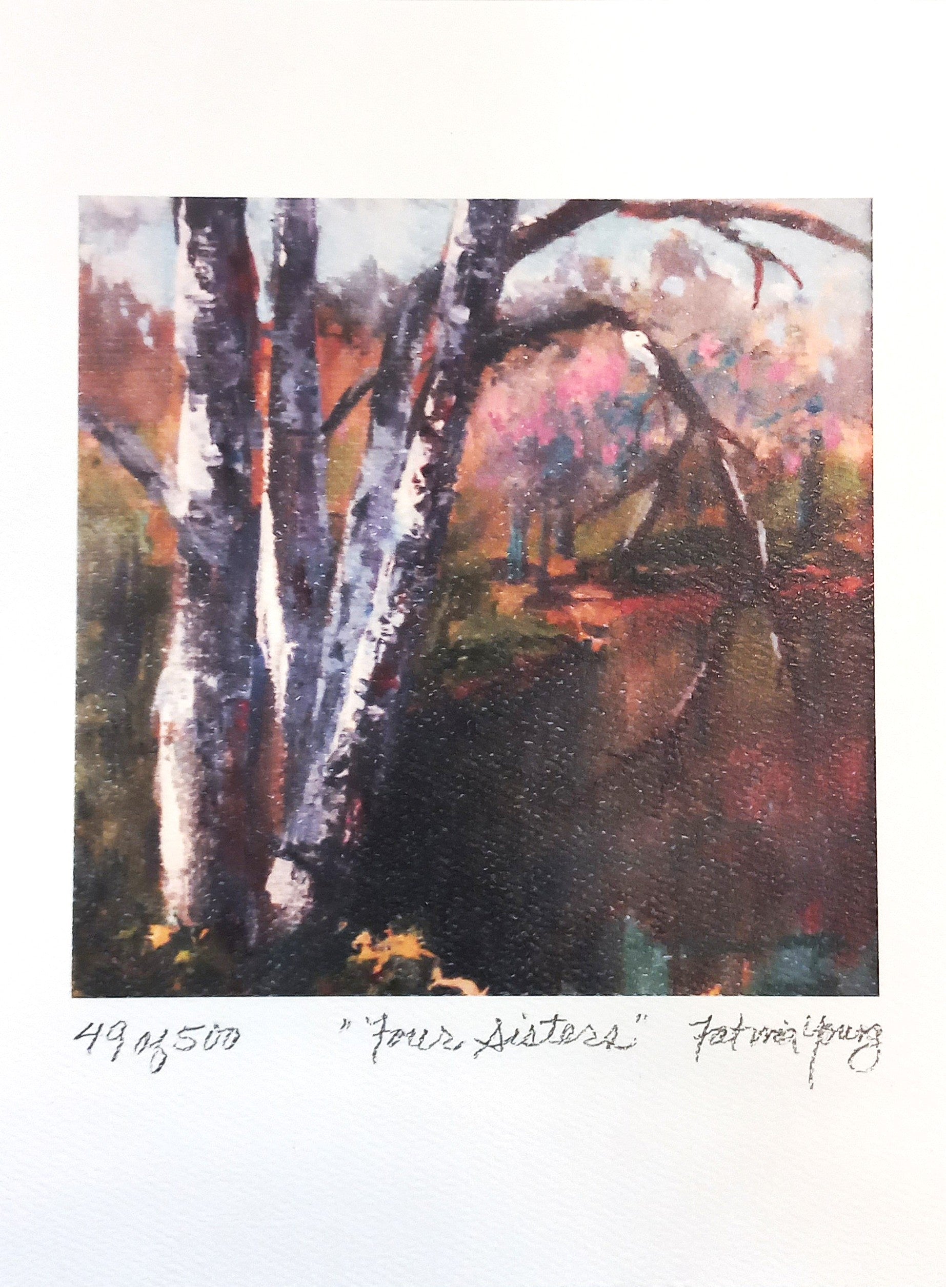 Four Sisters 9x6 Print by Fatima Young