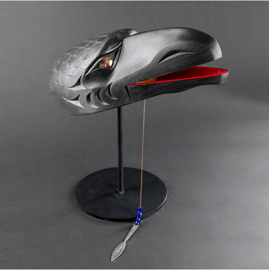 Raven's Jouney: Articulated Mask by Ed Archie NoiseCat