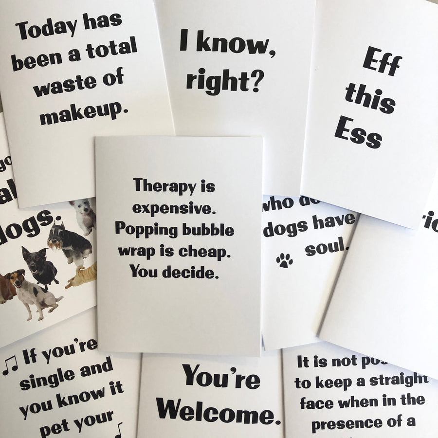 Eff This Ess Greeting Card