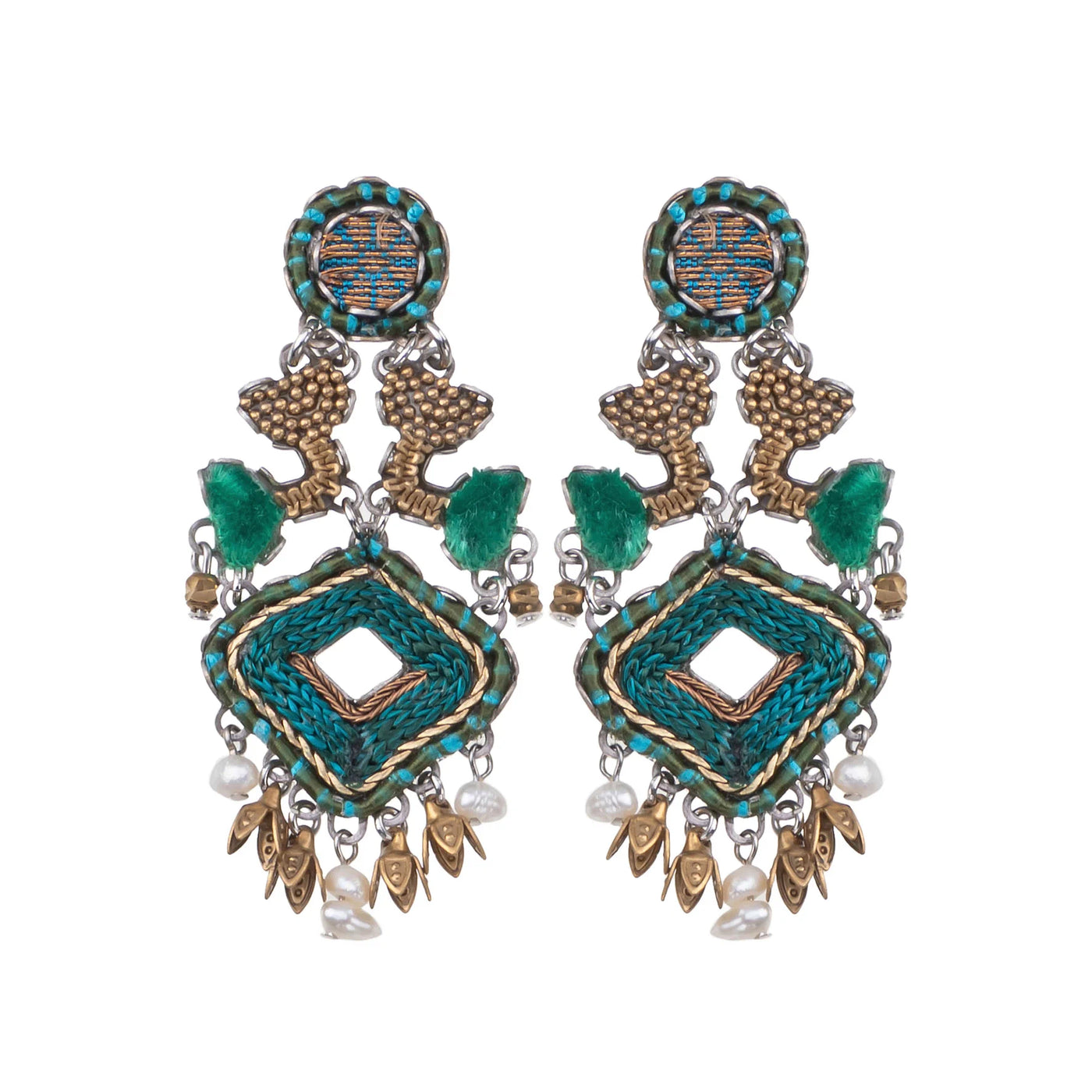 Nasya Royal Velvet Earrings by Ayala Bar