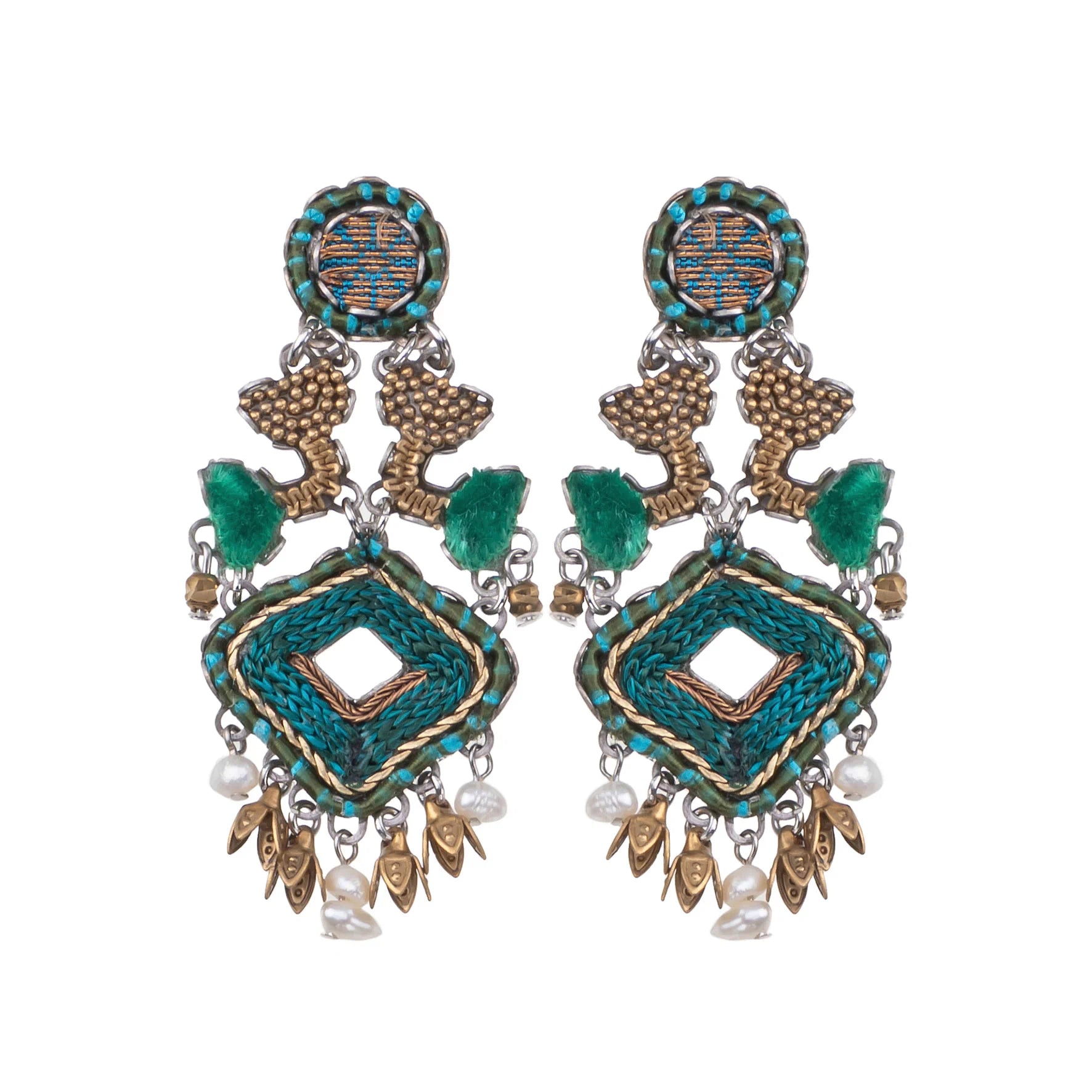 Nasya Royal Velvet Earrings by Ayala Bar