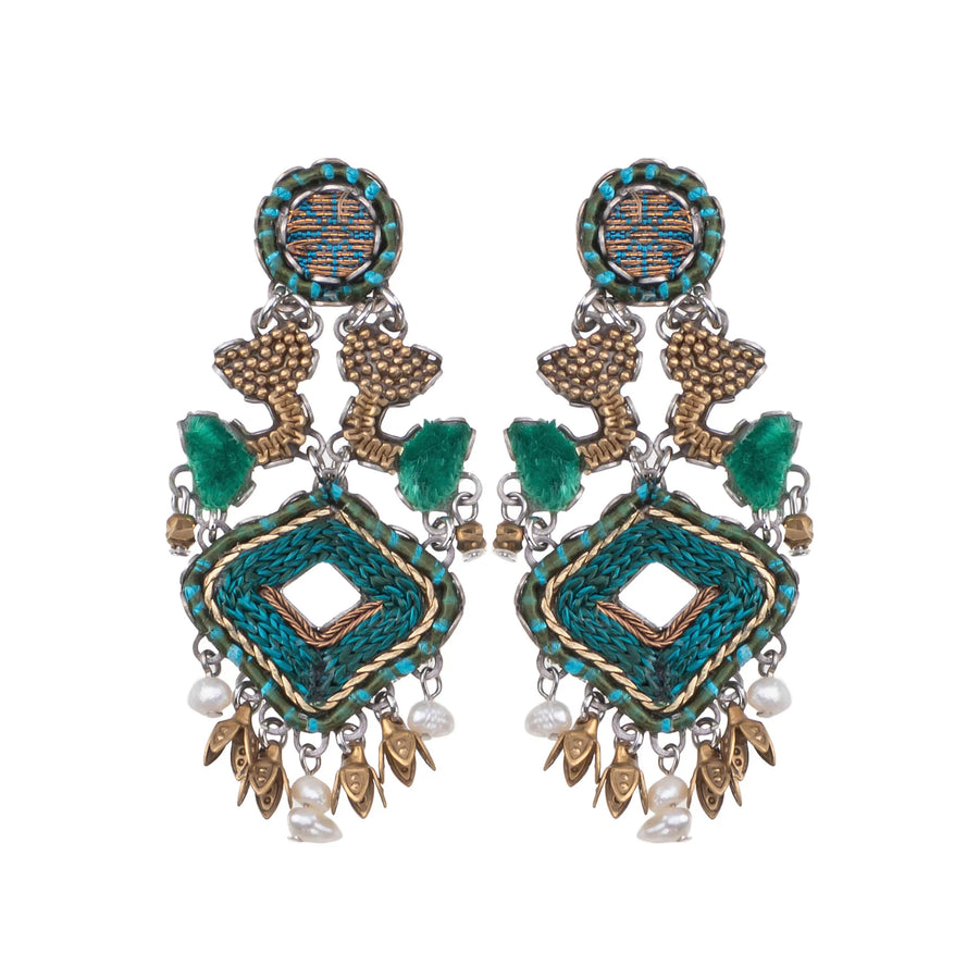Nasya Royal Velvet Earrings by Ayala Bar