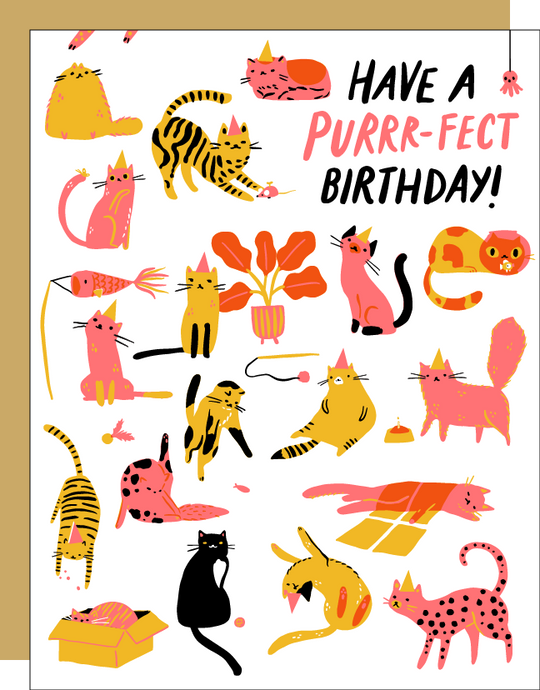 Purr-fect Birthday Card by Hello! Lucky