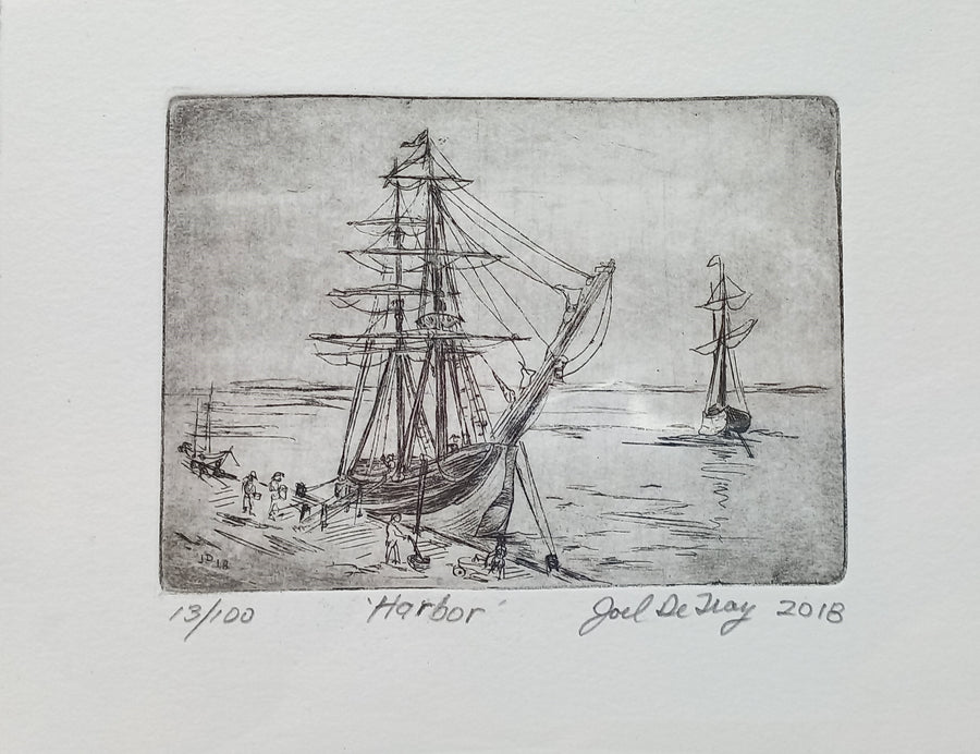 Small Etchings by Joel DeTray