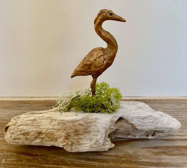 Heron Waiting by Pamela Wachtler